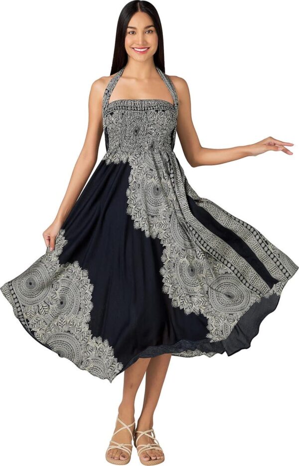 Joob Joob Long Boho Skirts for Women - Bohemian Hippie Maxi Summer Skirt - Image 7