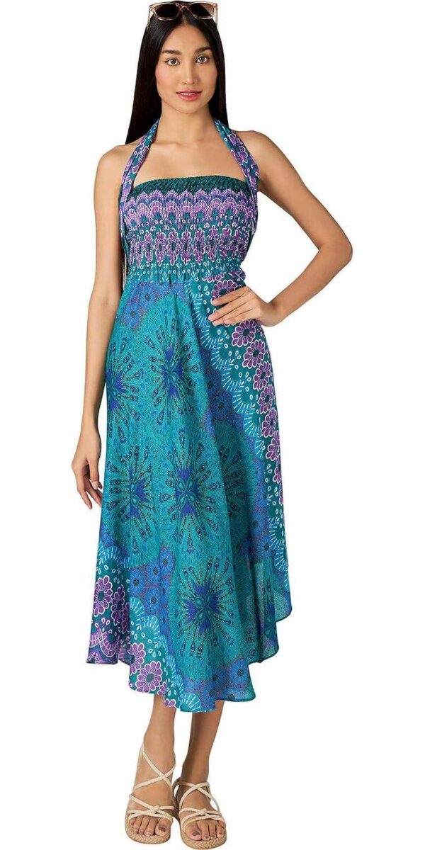 Joob Joob Long Boho Skirts for Women - Bohemian Hippie Maxi Summer Skirt - Image 6