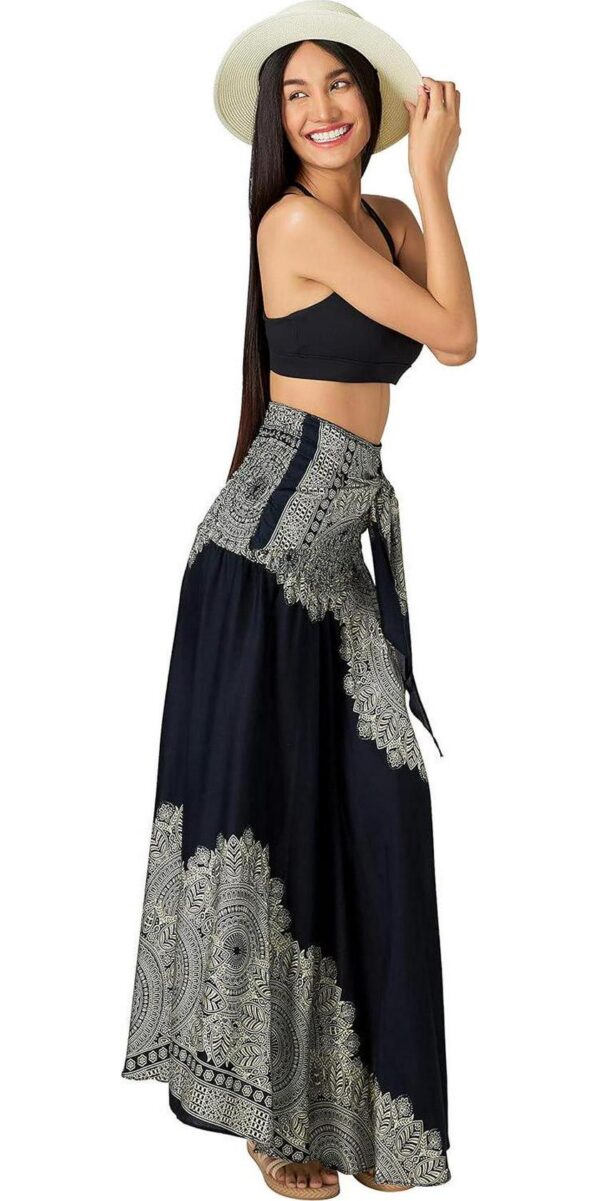 Joob Joob Long Boho Skirts for Women - Bohemian Hippie Maxi Summer Skirt - Image 9