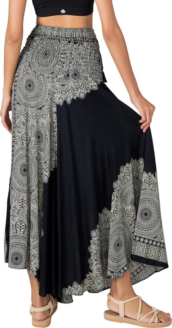 Joob Joob Long Boho Skirts for Women - Bohemian Hippie Maxi Summer Skirt - Image 3