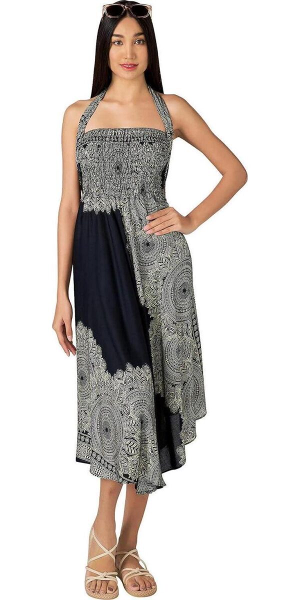 Joob Joob Long Boho Skirts for Women - Bohemian Hippie Maxi Summer Skirt - Image 6