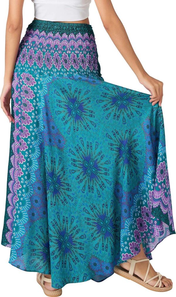 Joob Joob Long Boho Skirts for Women - Bohemian Hippie Maxi Summer Skirt - Image 3