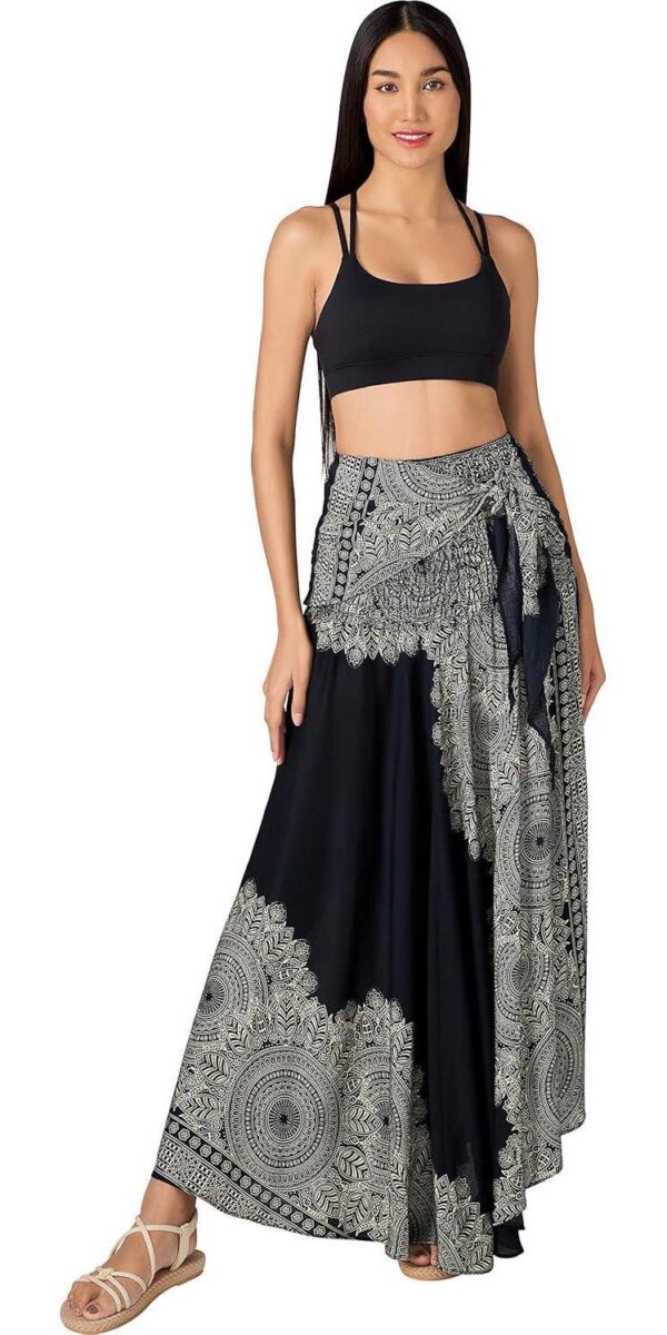 Joob Joob Long Boho Skirts for Women - Bohemian Hippie Maxi Summer Skirt - Image 4