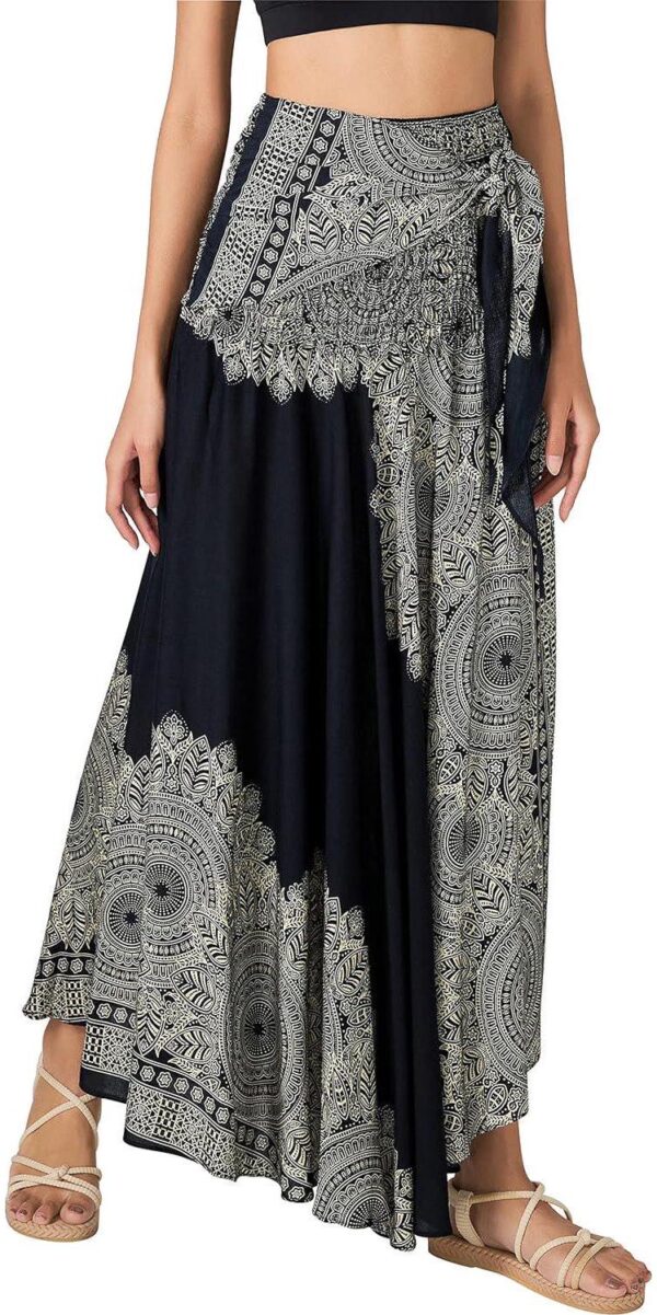 Joob Joob Long Boho Skirts for Women - Bohemian Hippie Maxi Summer Skirt - Image 2