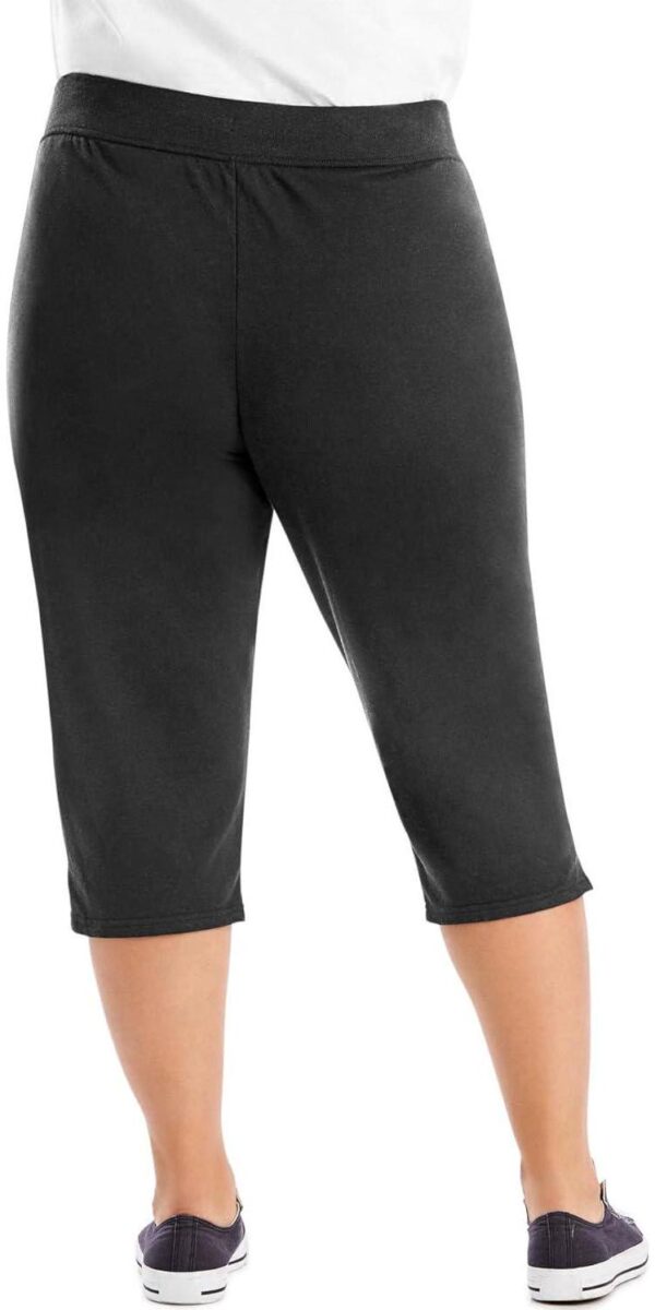 Just My Size Women's Sweatspants, French Terry Capris with Pockets, JMS Women's Capri Pocket Sweatpants - Image 2