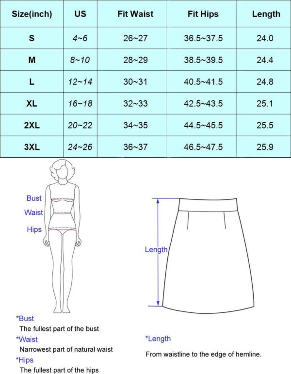 Kate Kasin Wear to Work Pencil Skirts for Women Elastic High Waist Wrap Front Knee Length Bodycon Skirt Tummy Control - Image 3