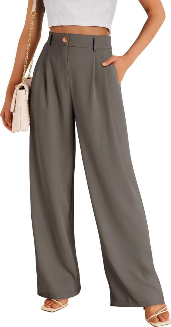 LILLUSORY Wide Leg Dress Pants Women's High Waisted Dressy Trousers