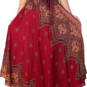 Lannaclothesdesign Women's Long Maxi Skirt Bohemian Gypsy Hippie Style Clothing Boho Skirts