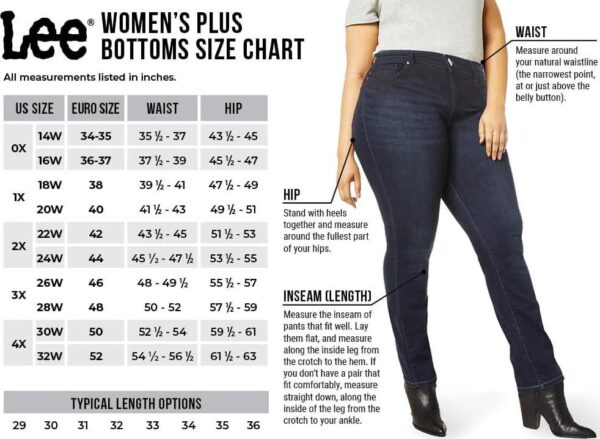 Lee Women's Plus Size Relaxed Fit Straight Leg Jean - Image 4