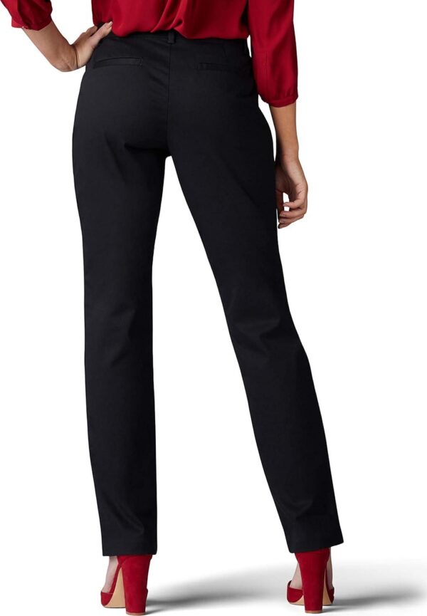 Lee womens Wrinkle Free Relaxed Fit Straight Leg Pant - Image 3