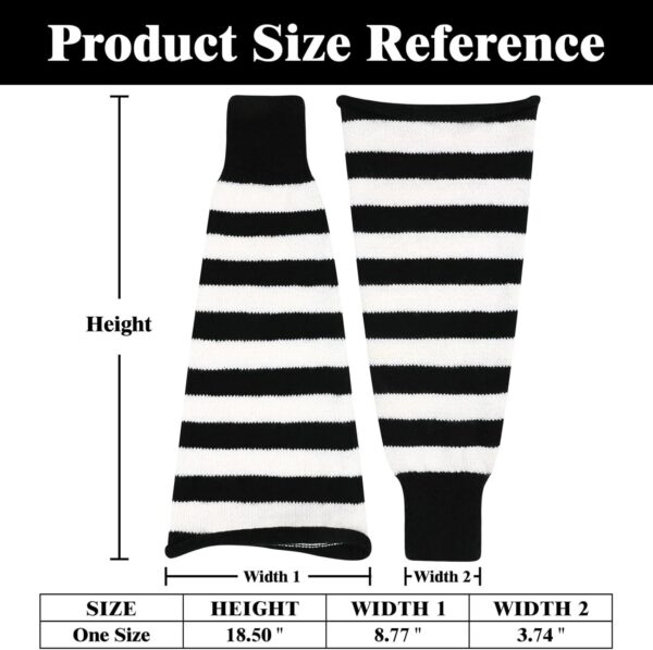 Leg Warmers for Women Girls Japanese Style Lolita Leg Warmer Long Kawaii Knit Socks Gothic Harajuku Leg Cover Stockings - Image 6