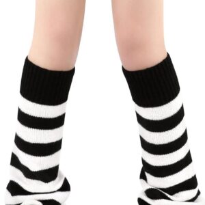 Leg Warmers for Women Girls Japanese Style Lolita Leg Warmer Long Kawaii Knit Socks Gothic Harajuku Leg Cover Stockings