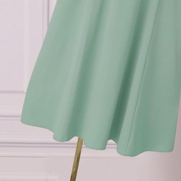 Linen Dress for Women Summer Sleeveless Solid Casual Baggy Flowy Maxi Dresses with Pockets - Image 5