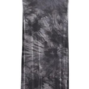 Lock and Love Women's Basic Solid Tie Dye Foldable High Waist Floor Length Maxi Skirt S-3XL Plus Size