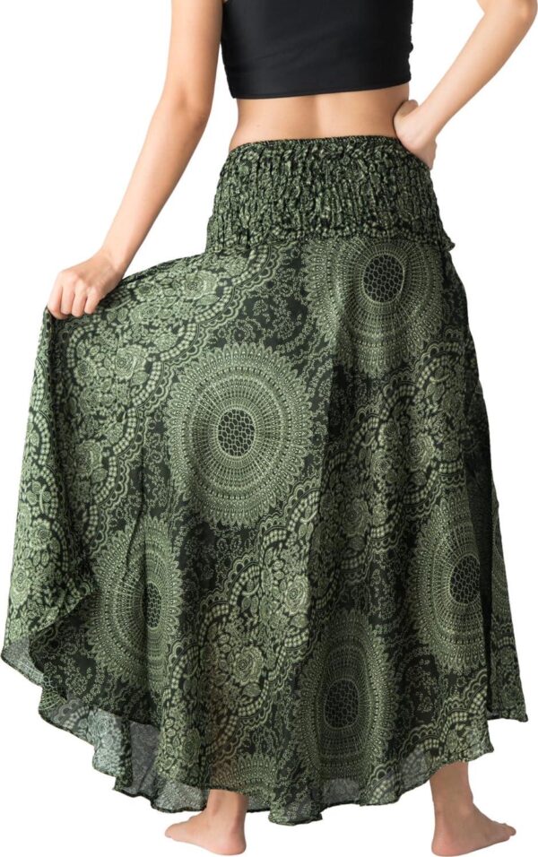 Long Skirts for Women Maxi Boho Skirt Floral Print - Image 3