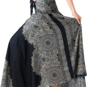 Long Skirts for Women Maxi Boho Skirt Floral Print