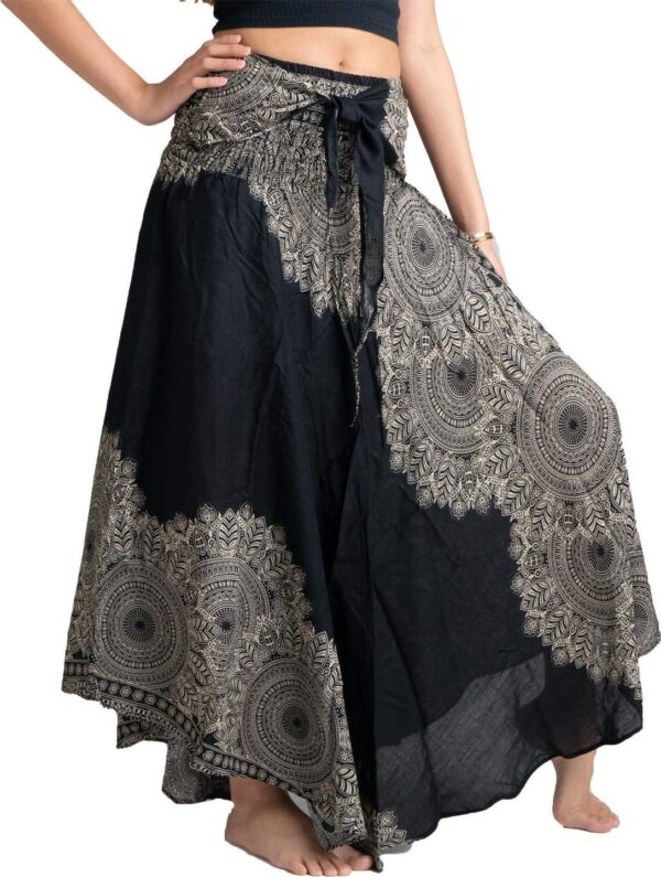 Long Skirts for Women Maxi Boho Skirt Floral Print - Image 2