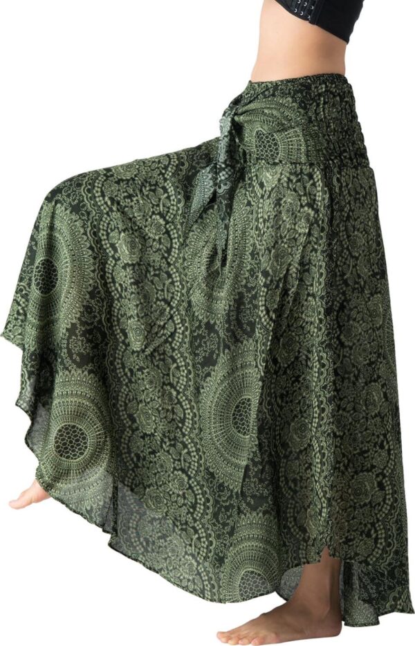 Long Skirts for Women Maxi Boho Skirt Floral Print - Image 2