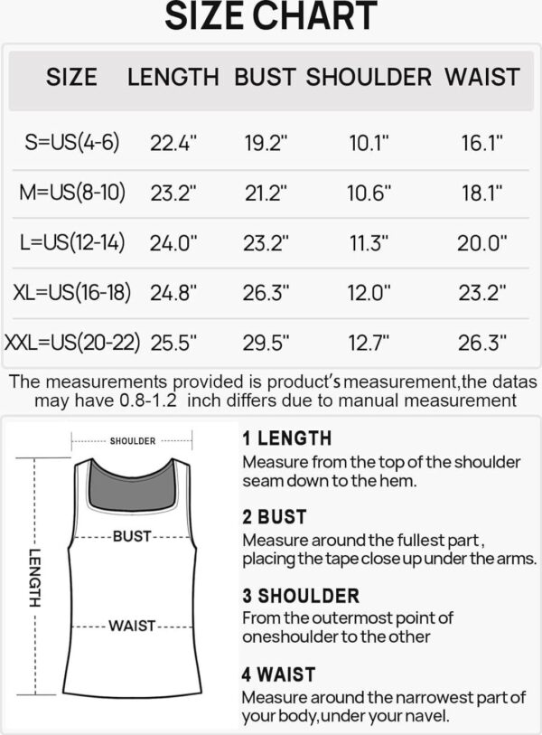 MEROKEETY Women's Ribbed Tank Tops Knit Square Neck Sleeveless Shirts Summer Casual Basic Tanks - Image 9