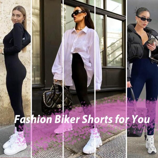 MOREFEEL Leggings with Pockets for Women, High Waisted Tummy Control Workout Hip Lift Yoga Pants Activewear - Image 2