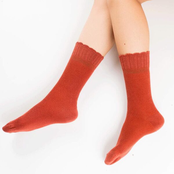 Mcool Mary Womens Crew Socks, Casual Knit Cotton Comfy Breathable Cool Dress Socks for Girls 6 Pack - Image 4