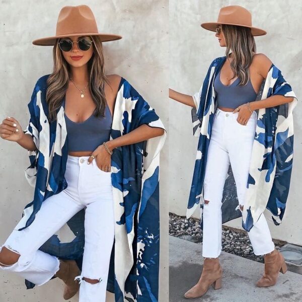 Moss Rose Women Summer Bikini Kimono Bathing Suit Cover Ups for Swimwear - Image 2