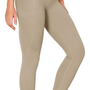 ODODOS ODCLOUD Cross Waist Leggings with Pockets for Women, 25  / 28  Buttery Soft Crossover Lounge Yoga Pants