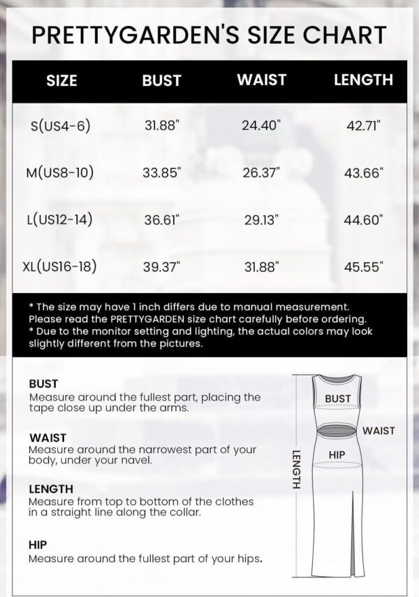 PRETTYGARDEN Womens Summer Crew Neck Side Slit Sleeveless Knit Cut Out Tank Top - Image 6