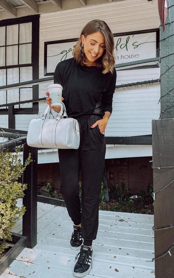 PRETTYGARDEN Womens Long Sleeve Crewneck Pullover Tops And Long Pants Tracksuit - Image 5