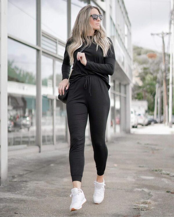 PRETTYGARDEN Womens Long Sleeve Crewneck Pullover Tops And Long Pants Tracksuit - Image 2