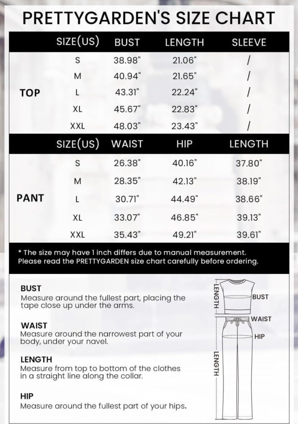PRETTYGARDEN Womens Knit Pullover Tops And High Waisted Pants Matching Tracksuit Sweatsuit Set - Image 6