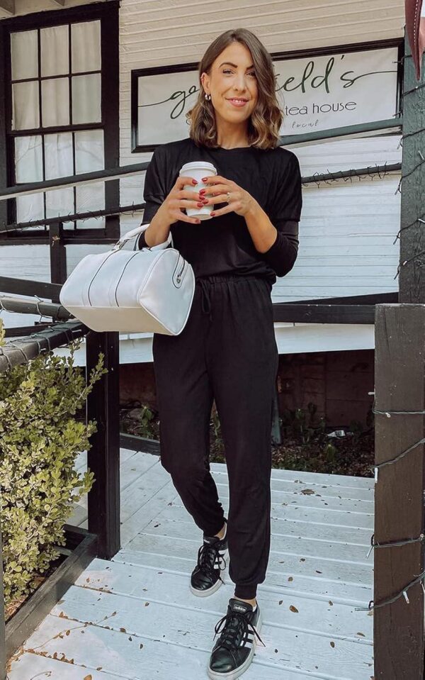 PRETTYGARDEN Womens Long Sleeve Crewneck Pullover Tops And Long Pants Tracksuit - Image 4