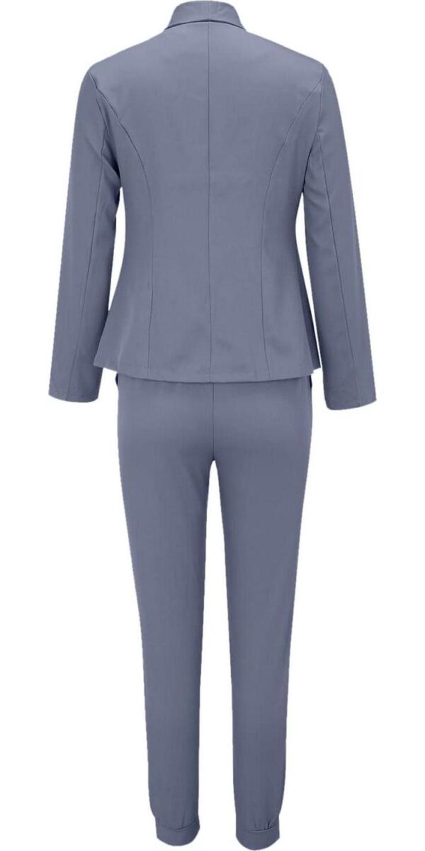 Pants Suits for Women Dressy Business Casual Outfits Blazer Sets Pant Suits 2 Piece Set Work Outfits Office Clothing - Image 5