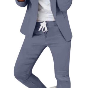Pants Suits for Women Dressy Business Casual Outfits Blazer Sets Pant Suits 2 Piece Set Work Outfits Office Clothing