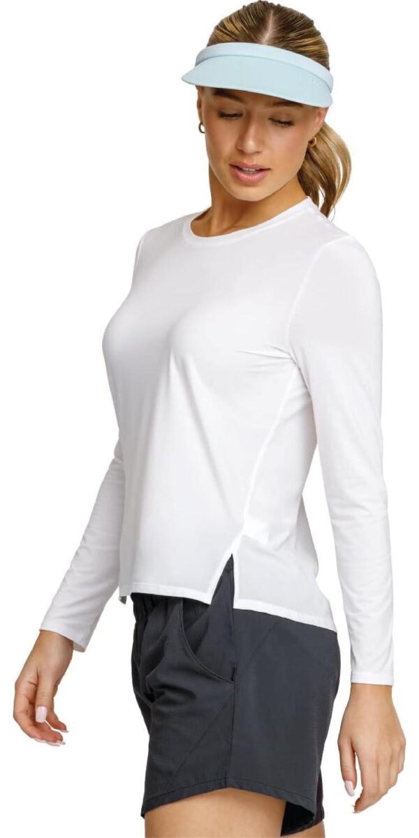Pickleball Friday Top - Long Sleeve Workout Tops for Women - Women s Athletic Tops - Golf Tennis Moisture Wicking - Image 2