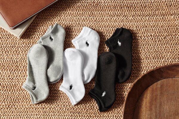 Polo Ralph Lauren womens Classic Sport Tonal Logo Crew Socks - 3 Pair Pack - Cushioned Cotton Comfort - Image 2