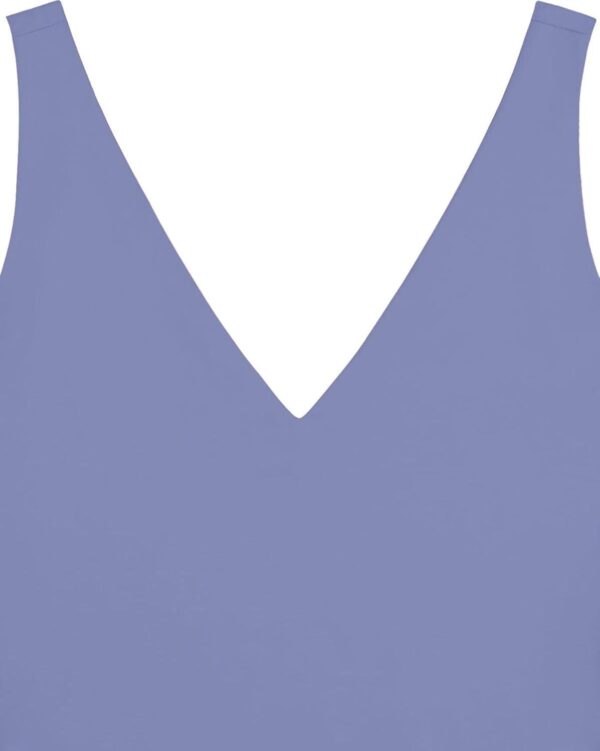 REORIA Butsmooth Women s Sexy Plunge Deep V Neck Sleeveless V Backless Going Out Tank Bodysuits Tops - Image 5