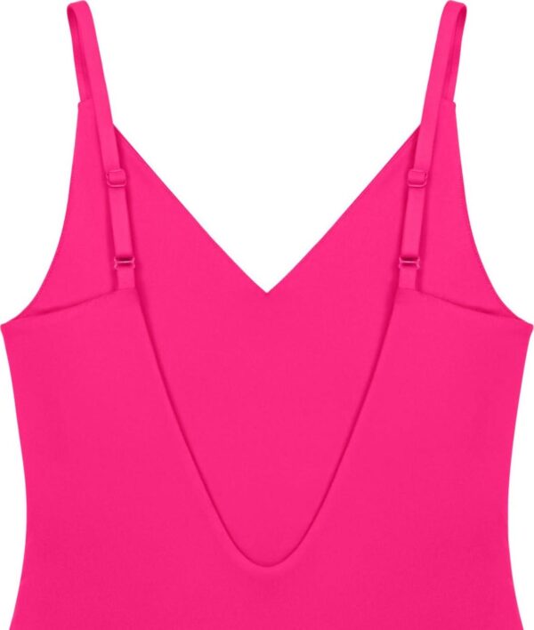 REORIA Butsmooth Women s Sexy Open Back V Neck Spaghetti Strap Backless Cami Bodysuit Tops - Image 6