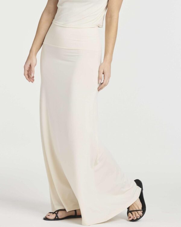 Real Essentials 3 Pack: Women's Ultra-Soft Flowy Maxi High Waisted Long Skirts (Available in Plus Size) - Image 2