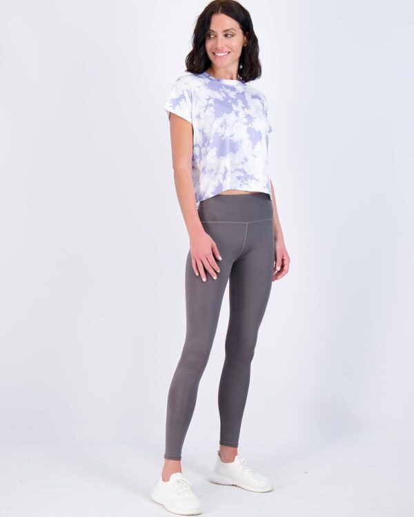Real Essentials 5 Pack: Women's Dry Fit Crop Top - Short Sleeve Crew Neck Stretch Athletic Tee (Available in Plus Size) - Image 4