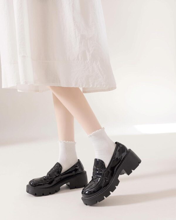 Ruffle Ankle Socks for Women, Casual Cute Socks - Soft Cotton Socks Ruffle Socks Low Cut Crew Frilly Sock - Image 5