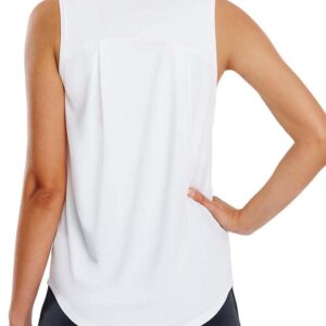 Seamaid Women's Workout Tank Tops Sleeveless Athletic Running Shirts Loose Fit for Active Shirts Sports Exercise