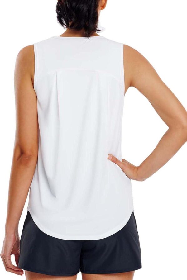 Seamaid Women's Workout Tank Tops Sleeveless Athletic Running Shirts Loose Fit for Active Shirts Sports Exercise