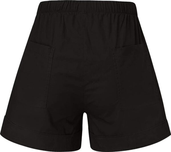 Shorts for Women Trendy 2024 Casual Summer Drawstring Shorts with Pockets Beach Loose Elastic Waist Vacation Clothes - Image 5