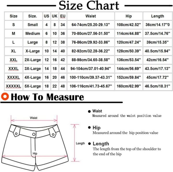 Shorts for Women Trendy 2024 Casual Summer Drawstring Shorts with Pockets Beach Loose Elastic Waist Vacation Clothes - Image 3