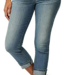 Signature by Levi Strauss and Co. Gold Women's Mid-Rise Slim Fit Capris (Available in Plus Size)
