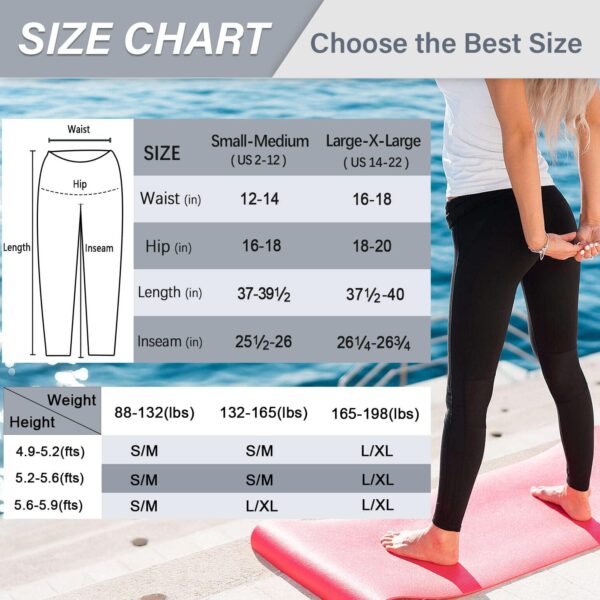 Soft Leggings for Women - High Waisted Tummy Control No See Through Workout Yoga Pants - Image 7