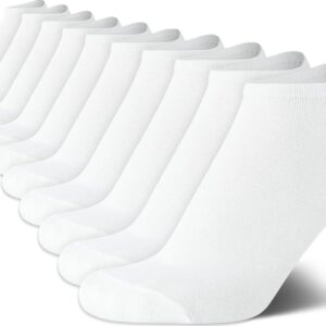 Steve Madden Women's Socks - 10 Pack Performance Cushion Low Cut Ankle Socks - Athletic Socks for Women