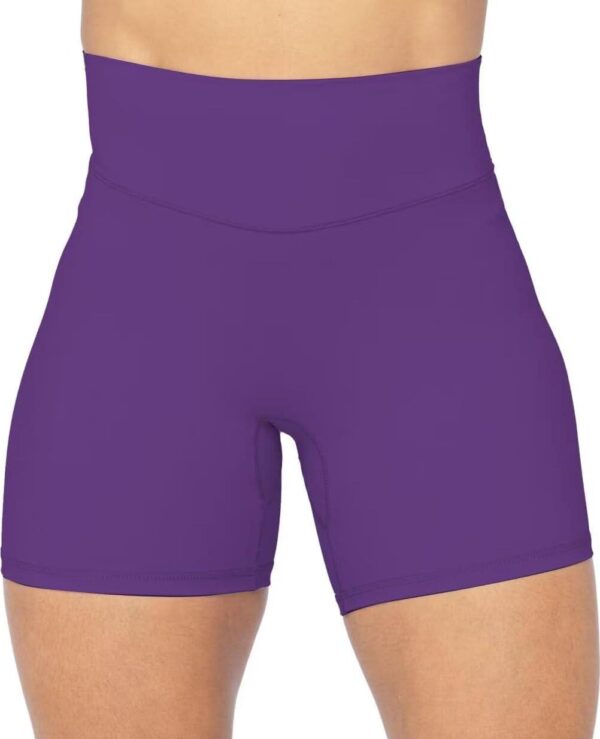 Sunzel No Front Seam High Waist Biker Shorts for Women, Squat Proof Yoga Workout Gym Bike Shorts