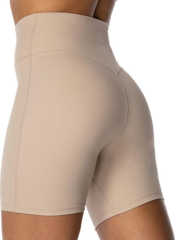 Sunzel Softmax Crossover Biker Shorts for Women, V Criss Cross High Waist Yoga Workout Gym Shorts with Tummy Control - Image 2